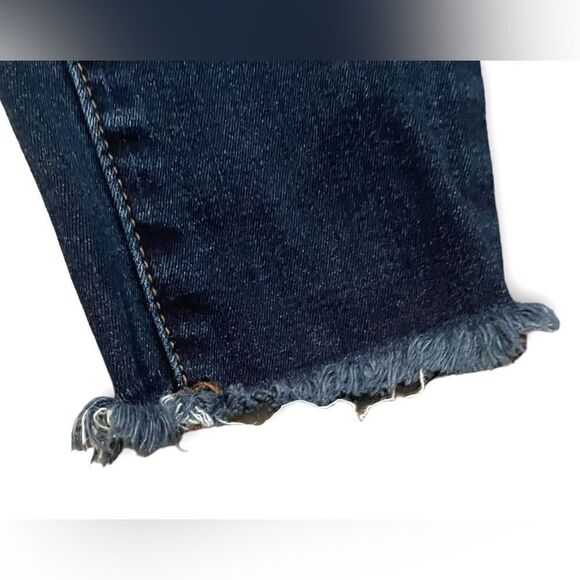 One X One Teaspoon Freebird II Distressed Skinny Jeans sz 25 in Indigo Dark Wash - Picture 7 of 10